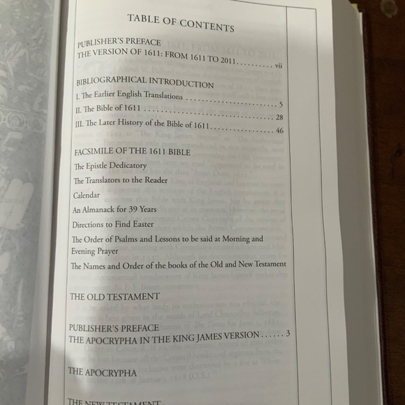 KJB 1611 Holy Bible - Picture 3 of 5